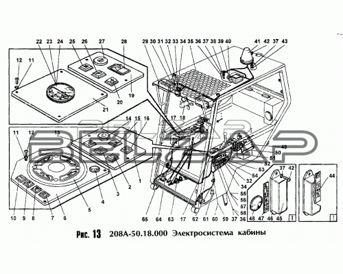Заказать Выключатель клавиша ВАЗ-2108-09 габаритных огней, 581.3710, АВТОАРМАТУРА в Великом Новгороде в  автомагазине Belzap.ru