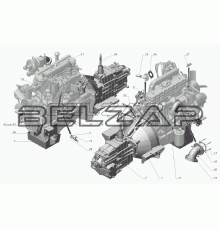 Двигатель Д-245.7Е2-842В (ГАЗ-3308,3309 Садко) (ТНВД ЯЗДА) 122 л.с., Д-245.7Е2-842В, ММЗ