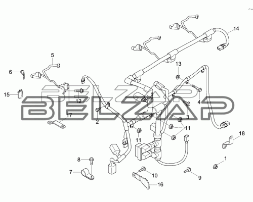 Подобрать Болт FOTON крепления щупа масляного OE в  Интернет-магазине Belzap.ru