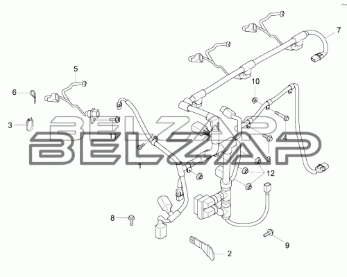 Подобрать Болт FOTON крепления щупа масляного OE в  Интернет-магазине Belzap.ru