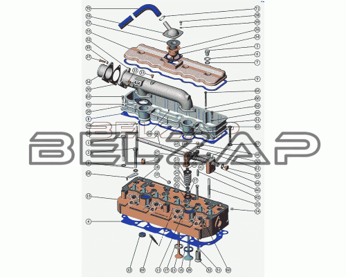 Заказать Болт ЗИЛ-5301,Д-243,Д-245 головки блока короткий, 240-1002047-01, ММЗ в Великом Новгороде в  Интернет-магазине Belzap.ru