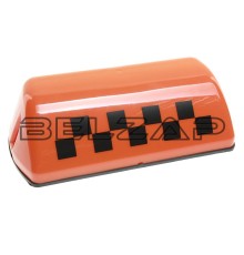 Знак TAXI магнитный с подсветкой 12V оранжевый, АС-777, NO NAME