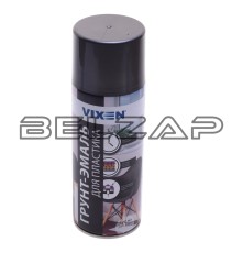 Грунт-эмаль для пластика графит аэрозоль 520мл VIXEN