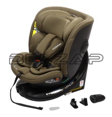 Автокресло детское 0-36кг (0+I-ll-IlI) 0-12лет dark olive KIDSTER Isofix, 4690624171543, HAPPY BABY