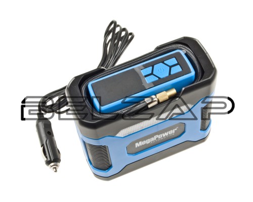 Приобрести Компрессор автомобильный 20л/мин. 10атм. 14А 12V в прикуриватель,LED подсветка, M-85010, MEGAPOWER-AUTOMOTIVE в  Онлайн-автомагазине Belzap.ru