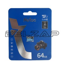 Карта памяти 64GB MicroSD class 10, NT02P500STN-064G-S, NETAC