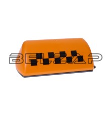Знак TAXI магнитный с подсветкой 12V оранжевый, А138, АНТЕЙ
