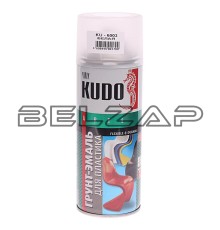 Грунт-эмаль для пластика белый RAL 9003 аэрозоль 520мл, KU-6003, KUDO