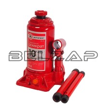 Домкрат бутылочный 10т 200-405мм, DG-10, AUTOPROFI