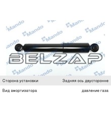 Амортизатор RENAULT Master 3 (10-) OPEL Movano (10-) задний левый/правый газовый, MSS015218, MANDO