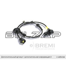 Датчик АБС CHEVROLET Aveo (1.2/1.4) колеса переднего левого BREMI