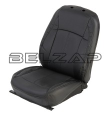 Авточехлы Solaris KIA Rio седан (17-) экокожа черные, 222118060606, CARFASHION