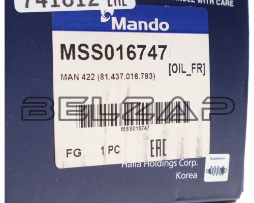 Заказать Амортизатор F90 передний (385/646 14х67 16х50 I/O), MSS016747, MANDO в  Онлайн-автомагазине Belzap.ru