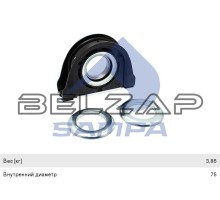 Опора вала карданного IVECO EuroTech,EuroStar,EuroTrakker (d=75), 060.179, SAMPA