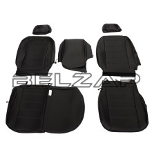 Авточехлы Porter (6-12) экокожа черные (1вод. 2пассаж.), HY15-1301-EC01, AVTOLIDER