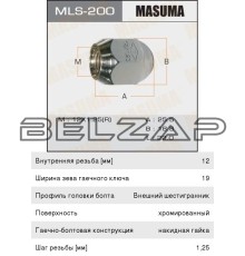 Гайка колеса SUBARU Forester (09-) MASUMA