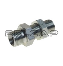 Адаптер BSP(Ш)1/2"-BSP(Ш)1/2" удлиненный (с гайкой,проходной) ZHHMC