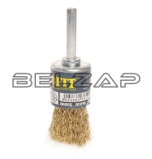 Кордщетка для дрели кисть 25мм витая латунь, FIT-38525, FIT