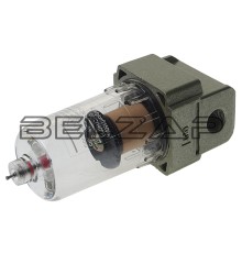 Влагоотделитель 1/8" для пневмосистемы (600л/мин.,10Bar,5- 60град.,5Мк) ROCKFORCE