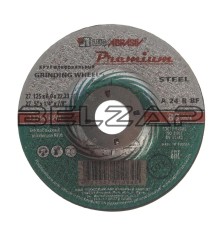 Круг шлифовальный 125х6.0х22мм Premium LUGAABRASIV