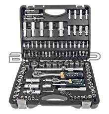 Набор головок торцевых,бит и бит-головок 1/4",1/2" 6-ти гранных 108 предметов, RF-41082-5, ROCKFORCE
