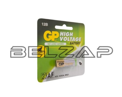 Купить Батарейка A23 3LR50 12V (пульт сигнализации) блистер 1 шт. Alkaline, *GP 23AFRA-2F1 20/200, GP в  магазине по продаже автозапчастей Belzap.ru