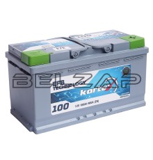 Аккумулятор EFB 100А/ч обратная полярность, 6СТ100(0) SMF600500, KORTEX