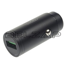 Устройство зарядное в прикуриватель 1USB 12V черное, CC39 Black, XO