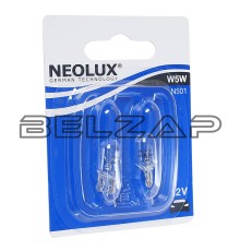 Лампа 12V W5W T10W W2.1x9.5d блистер (2шт.) Standard, N501-02B, NEOLUX