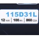 Подобрать Аккумулятор 100А/ч обратная полярность, 6СТ100(0) TCS115D31L, TCS в  Онлайн-автомагазине Belzap.ru