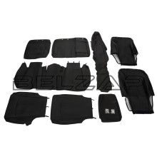 Авточехлы KIA K5 (20-) экокожа черные комплект, 222418060606, CARFASHION