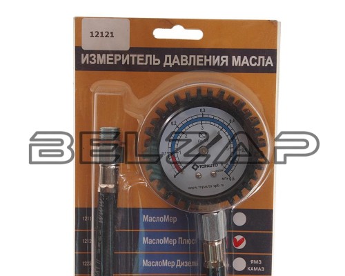 Купить Измеритель давления масла универсальный, 12121, ТОП АВТО в  Интернет-магазине Belzap.ru